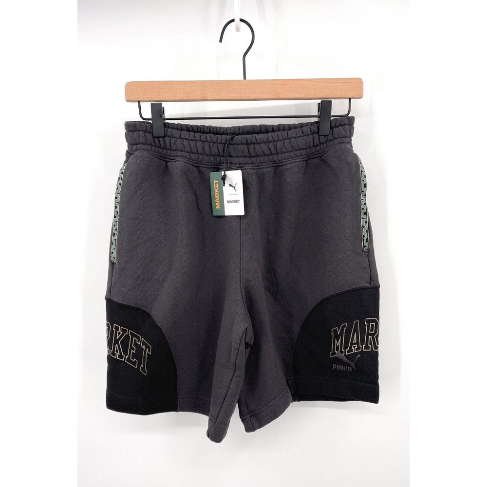 Puma x MARKET Gray Cotton Shorts NWT‎ Mens Sz S